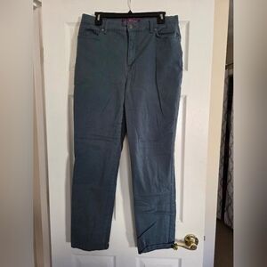 Gloria Vanderbilt Peacock Green Size 12 Jeans